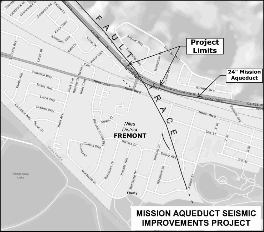 City of Hayward Mission 24” Aqueduct Seismic Improvement Hattin Construction Management